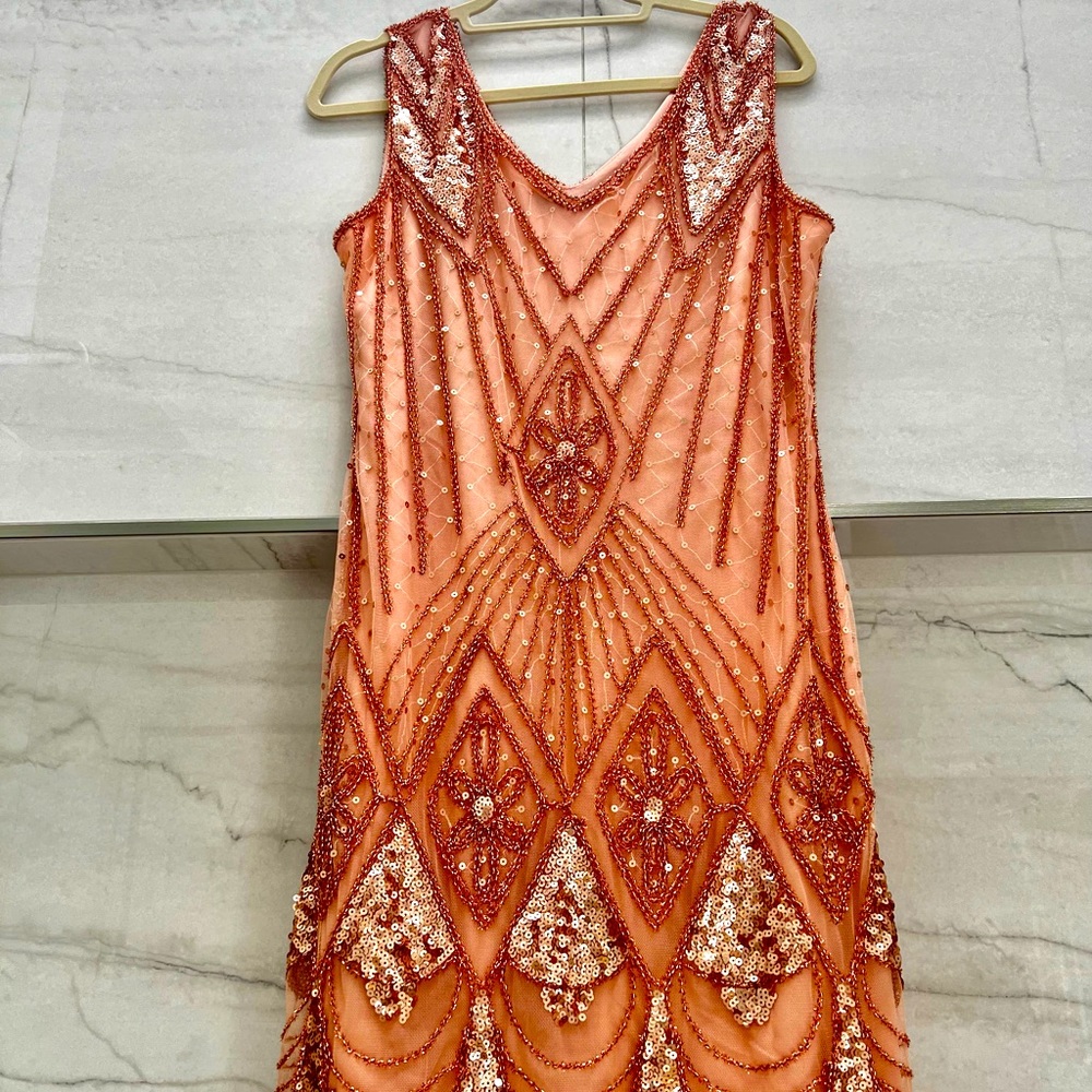 Sequin flapper dress